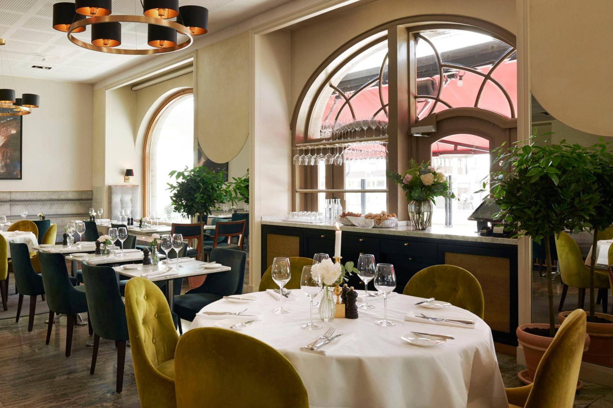 Hotel Diplomat Stockholm Exterior foto Restaurant interior