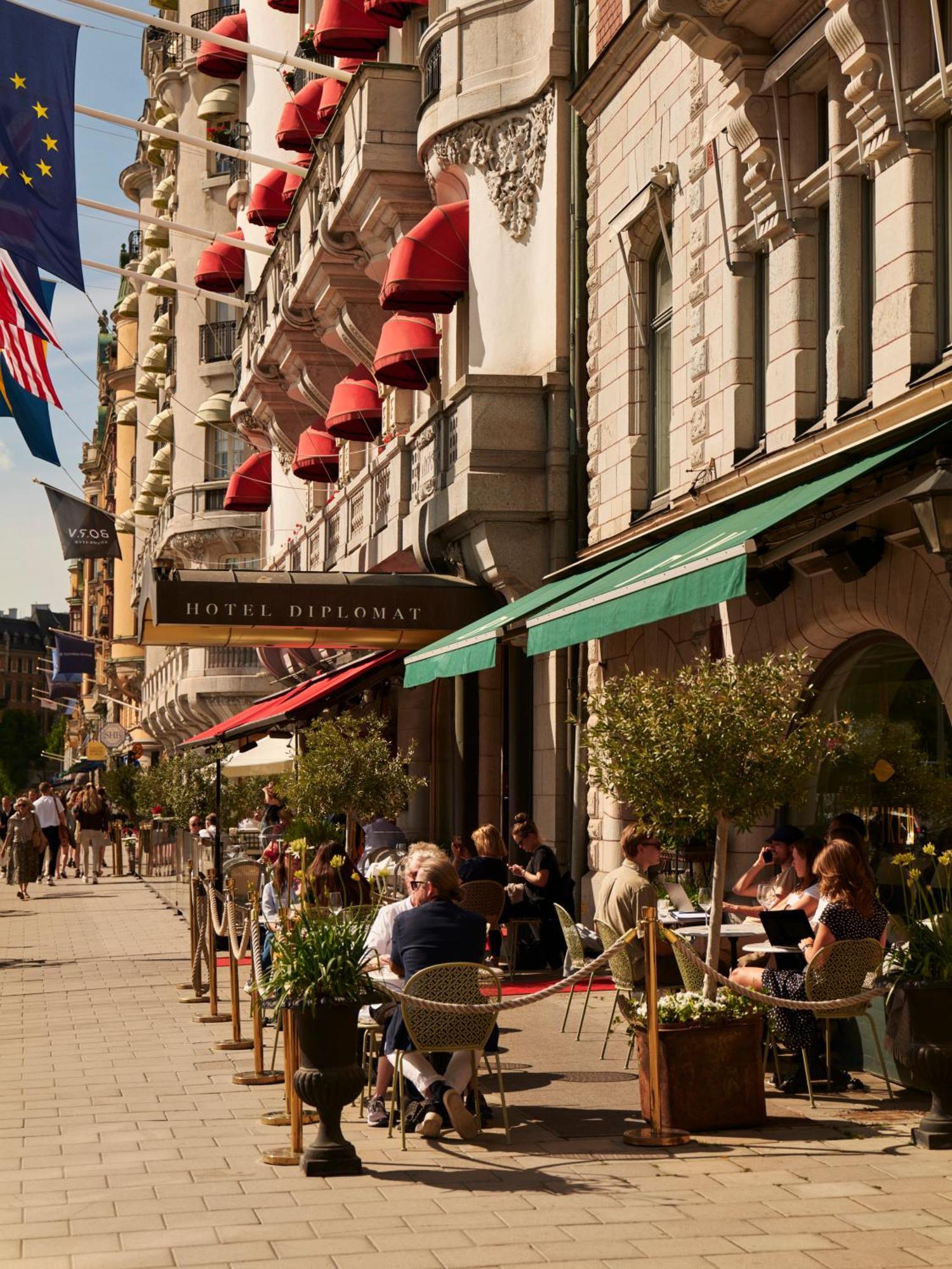 Hotel Diplomat Stockholm Exterior foto